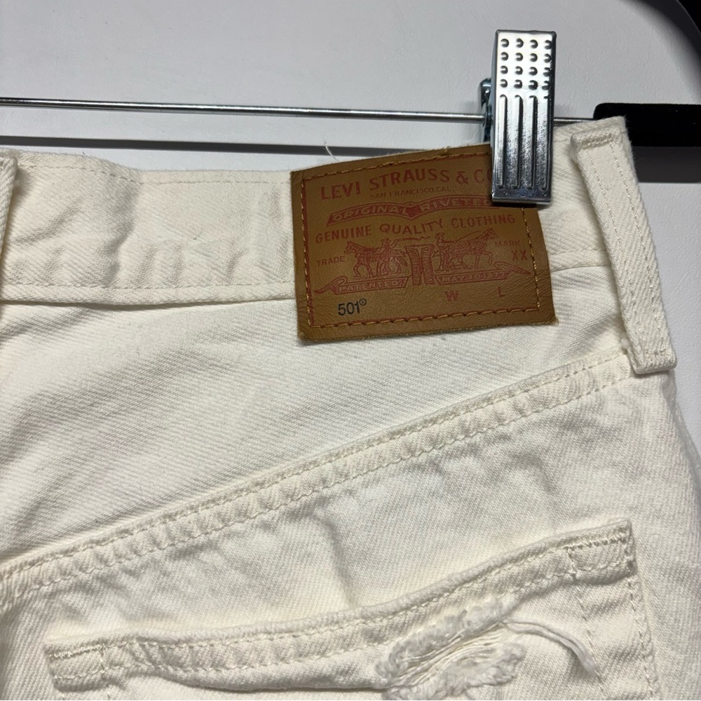 ✨Levi's Premium 501 Jean Shorts Size 27 - Picture 7 of 12